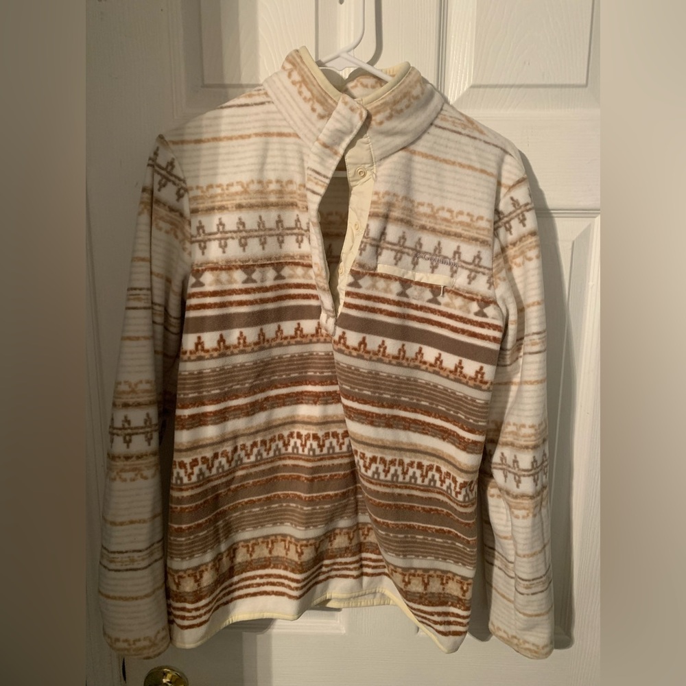 Columbia pullover printed fleece